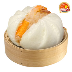 ซาลาเปาหน้าแตก กุ้งทรงเครื่อง