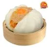 ซาลาเปาหน้าแตก หมูทรงเครื่อง