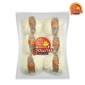 ซาลาเปาหน้าแตก หมูทรงเครื่อง